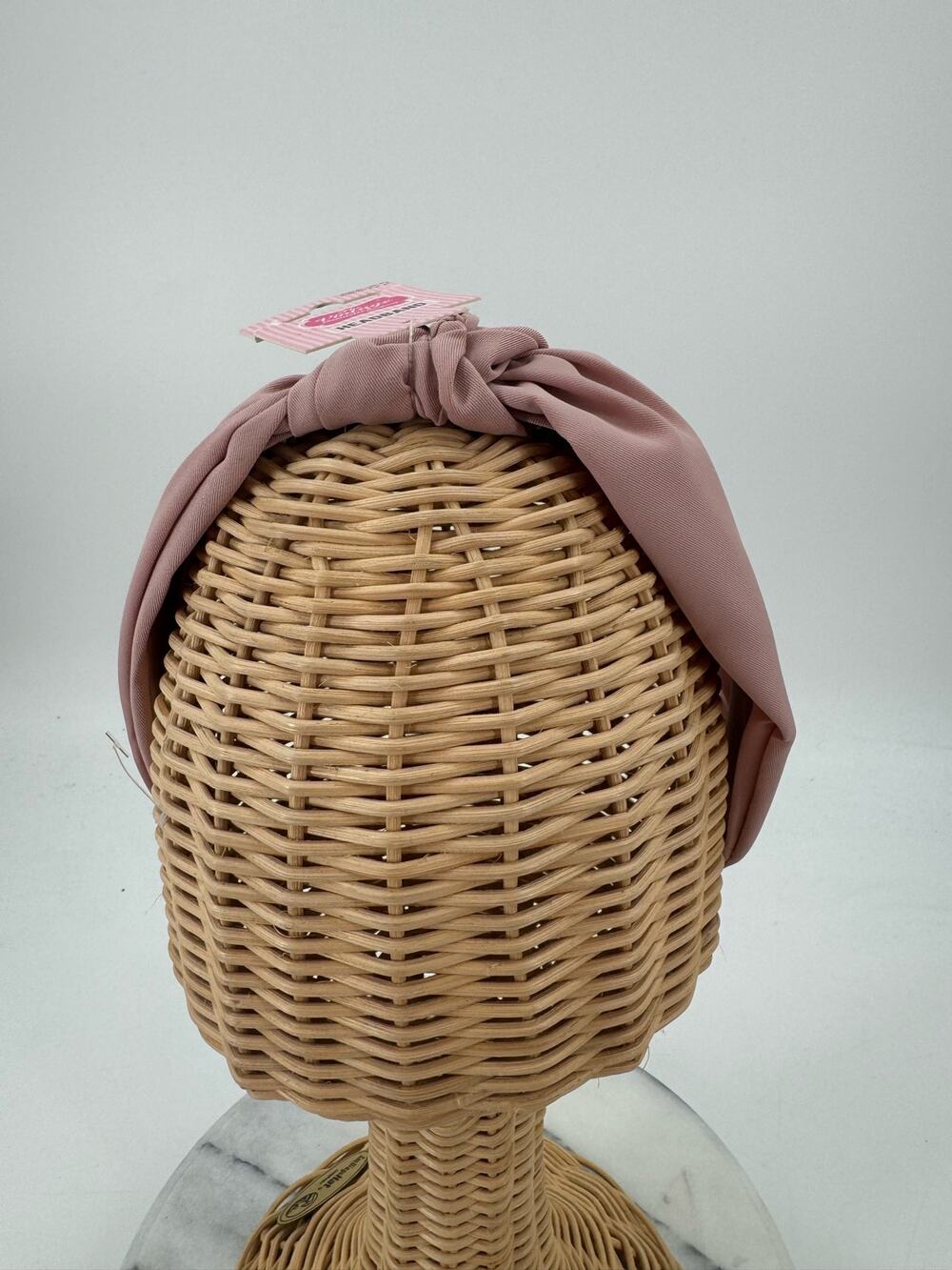 NWT The vintage cosmetic company headband blush pink